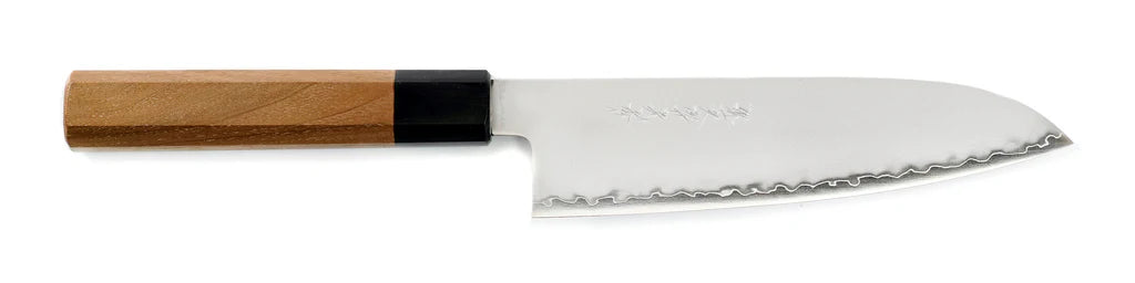 Chromax Japanese Santoku – Walnut Handle Edition