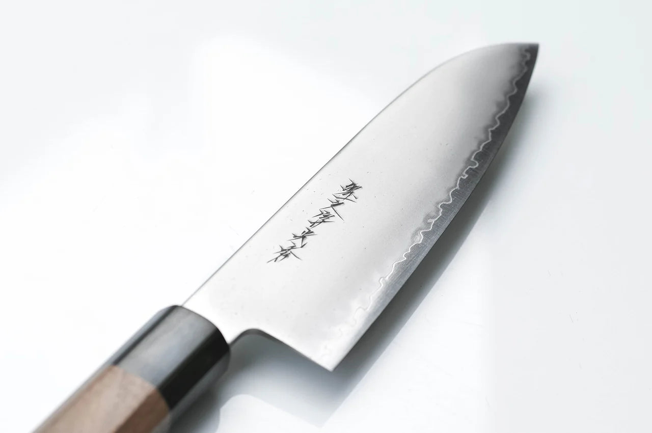 Chromax Japanese Santoku – Walnut Handle Edition